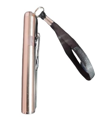 AAbha Stainless Steel Pocket Pen Type LED Doctor Torch
