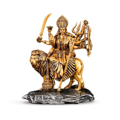 Artarium Shri Durga MATA Murti Ambe Maa Bhavnani Statue Shri Vaishno Devi Sherawali MATA Idol Goddess Durga Fengshui Maa Durga Idol Sitting On Lion for Car Dashboard (Durga MATA 3.9 Inch) Artarium Shri Durga MATA Murti Ambe Maa Bhavnani Statue Shri Vaishno Devi Sherawali MATA Idol Goddess Durga Fengshui Maa Durga Idol Sitting On Lion for Car Dashboard (Durga MATA 3.9 Inch)