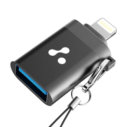Ambrane Lightning to USB 3.0 OTG for iPhone/iPad OTG Connector Extender Convertor for All iOS Devices, USB Female Connect USB Flash Drive,Keyboard,Mouse, Only Data Transfer, Charging is NOT Supported Ambrane Lightning to USB 3.0 OTG for iPhone/iPad OTG C