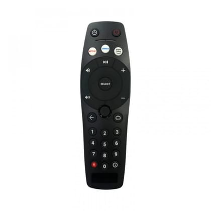 Generic Remote No. 1232 (No Voice) with Netflix, Prime Video Function, Compatible for Tata Play Binge Plus DTH Remote Control (Exactly Same Remote Will Only Work)