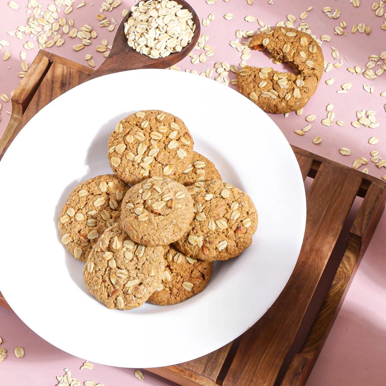Oat Meal Cookies (Jaggery)
