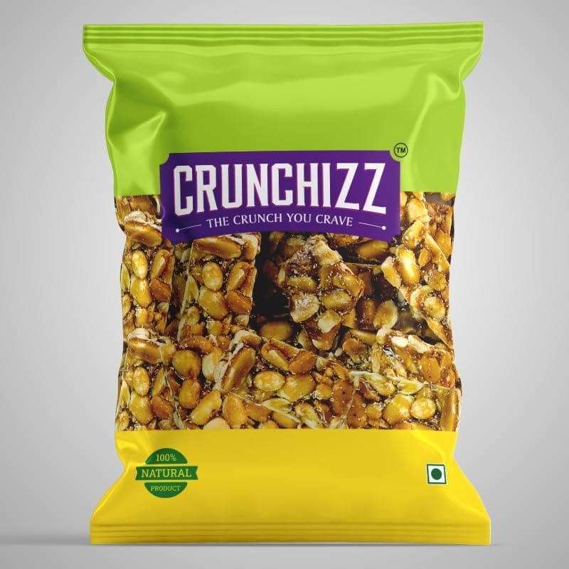 Crunchizz PEANUT CANDY (CHIKKI) I 200 Grams I Pack Of One