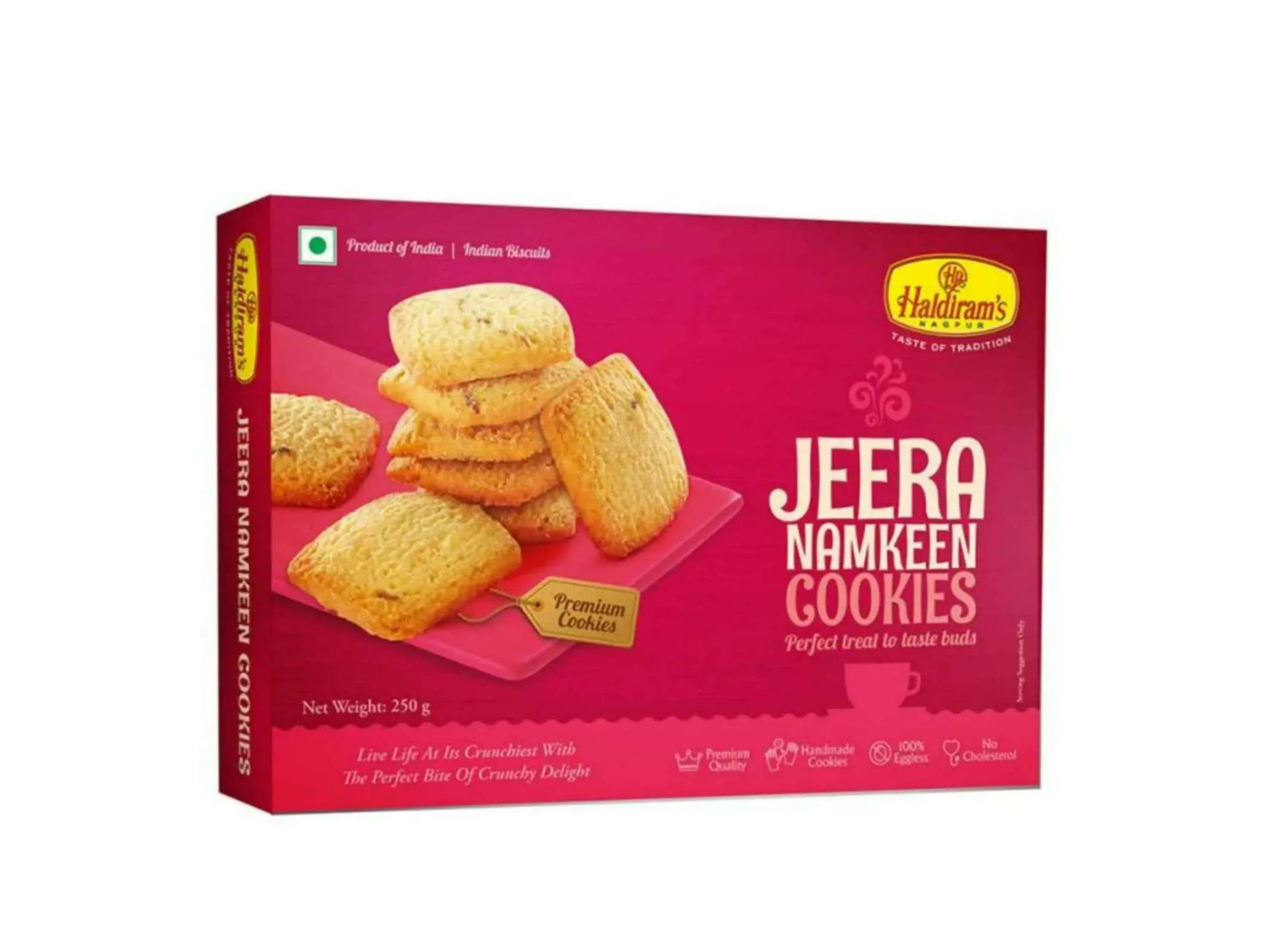 Haldiram's Nagpur Jeera Namkeen Cookies - 250 gm