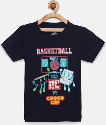 Dongli Pack of 2 Boys Cotton T-Shirt ( Multi Color )