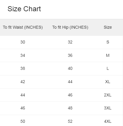Size Guide
