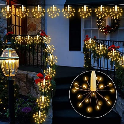 Light, 10 Bright Starbursts Design Sparckle 10Ft Light with USB 8 Mode Operated for Diwali, Home Decoration, Light, 10 Bright Starbursts Design Sparckle 10Ft Light with USB 8 Mode Operated for Diwali, Home Decoration,