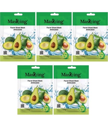 Masking - Fairness Sheet Mask for All Skin Type ( Pack of 5 )