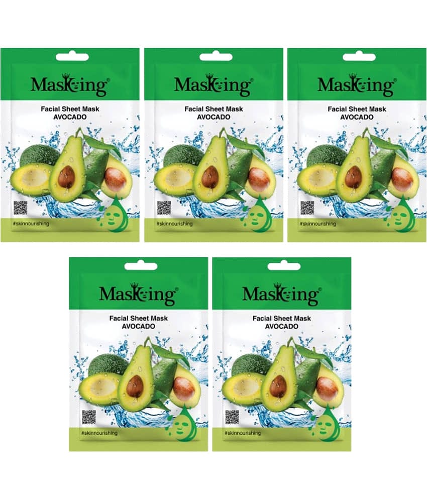 Masking - Fairness Sheet Mask for All Skin Type ( Pack of 5 )