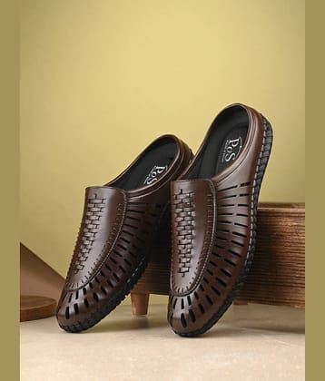 POS Planet of Shoes - Black Men's Sandals