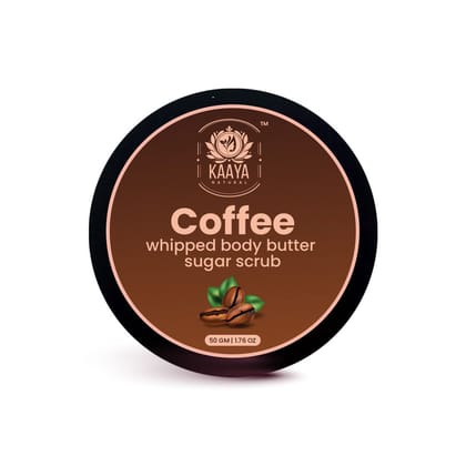 Kaaya Natural Coffee Whipped Body Butter Sugar Scrub
