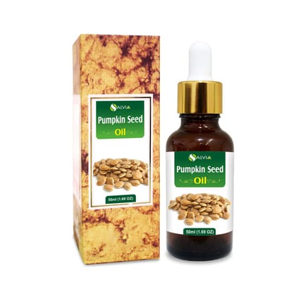 salvia Natural Undiluted Uncut Essential Pumpkin Seed Oil with Dropper (50ml) salvia Natural Undiluted Uncut Essential Pumpkin Seed Oil with Dropper (50ml) - Clear / 50 ml (Pack of 1)