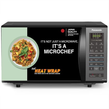 Panasonic 23L Convection Microwave Oven(NN-CT353BFDG,Black Mirror, 360 Heat Wrap) Panasonic 23L Convection Microwave Oven(NN-CT353BFDG,Black Mirror, 360 Heat Wrap) - Black Mirror / 23 Litres