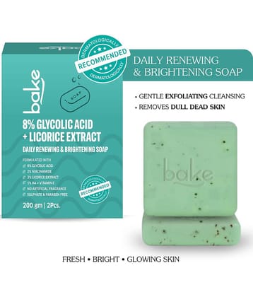 BAKE Exfoliating Soap for All Skin Type ( Pack of 2 )