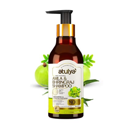 Atulya Amla & Bhringraj Shampoo for Hair Repairing - 300ml