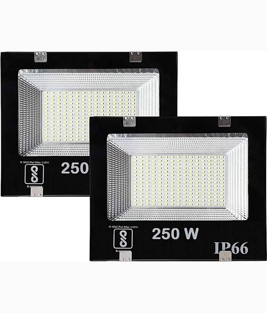 DAJUBHAI Cool Day Light 250W Watts Flood Light ( Pack of 2 )
