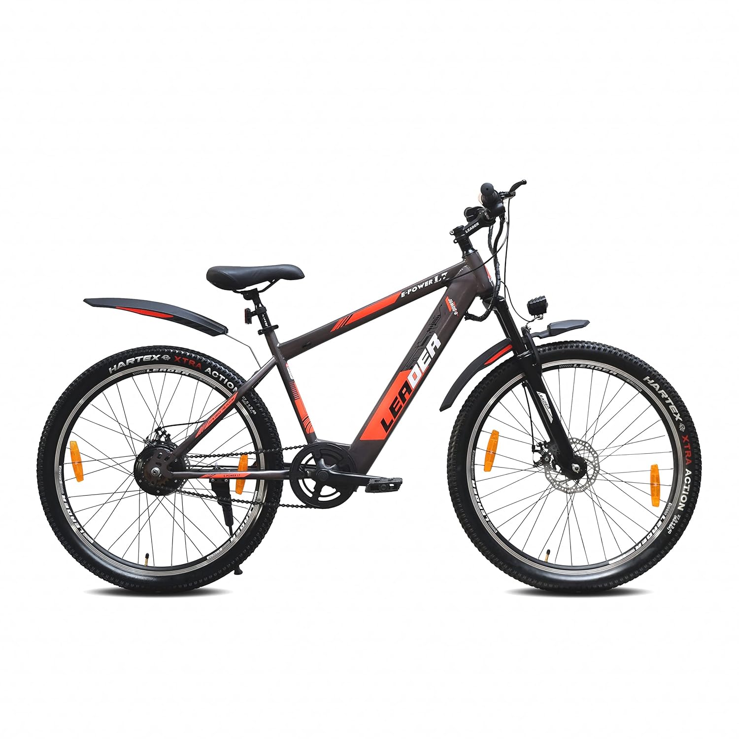 Leader E-Power L7 27.5T Electric Cycle With Front Suspension & Dual Disc Brake 27.5 Inches Single Speed Lithium-Ion (Li-Ion) Electric Cycle