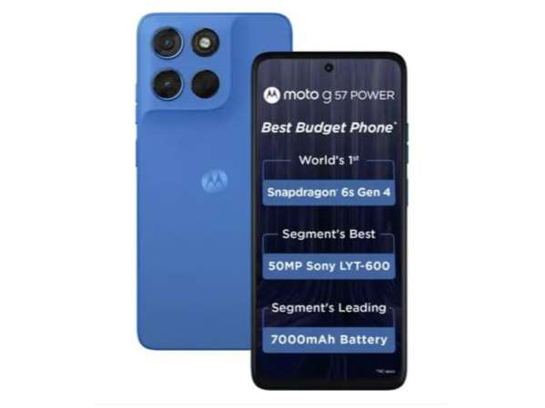 Motorola Moto G57 5G Smartphone (8GB RAM, 128GB Storage), 6.72" FHD+ Display, 50MP LYT-600 + 8MP Ultrawide,7000mAh Battery - Pantone Regatta