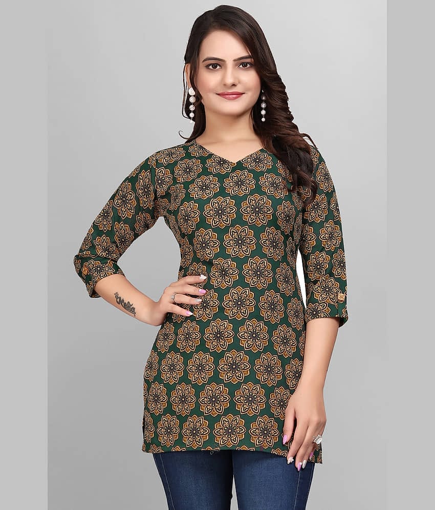 Cotton Blend Short Kurti For Women (Pack of 1)