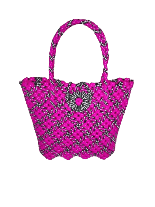  ASOMI Hand Woven Plastic Tote BaG