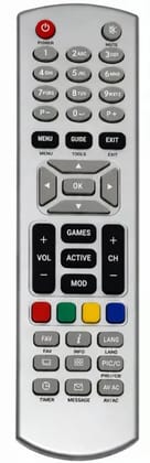 Dish Tv Remote Control Compatible With All Dish Tv Sd/hd Dth With Recording Set Top Box