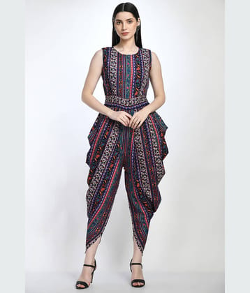 Lihana Multicolor Crepe Regular Fit Women's Jumpsuit ( Pack of 1 )