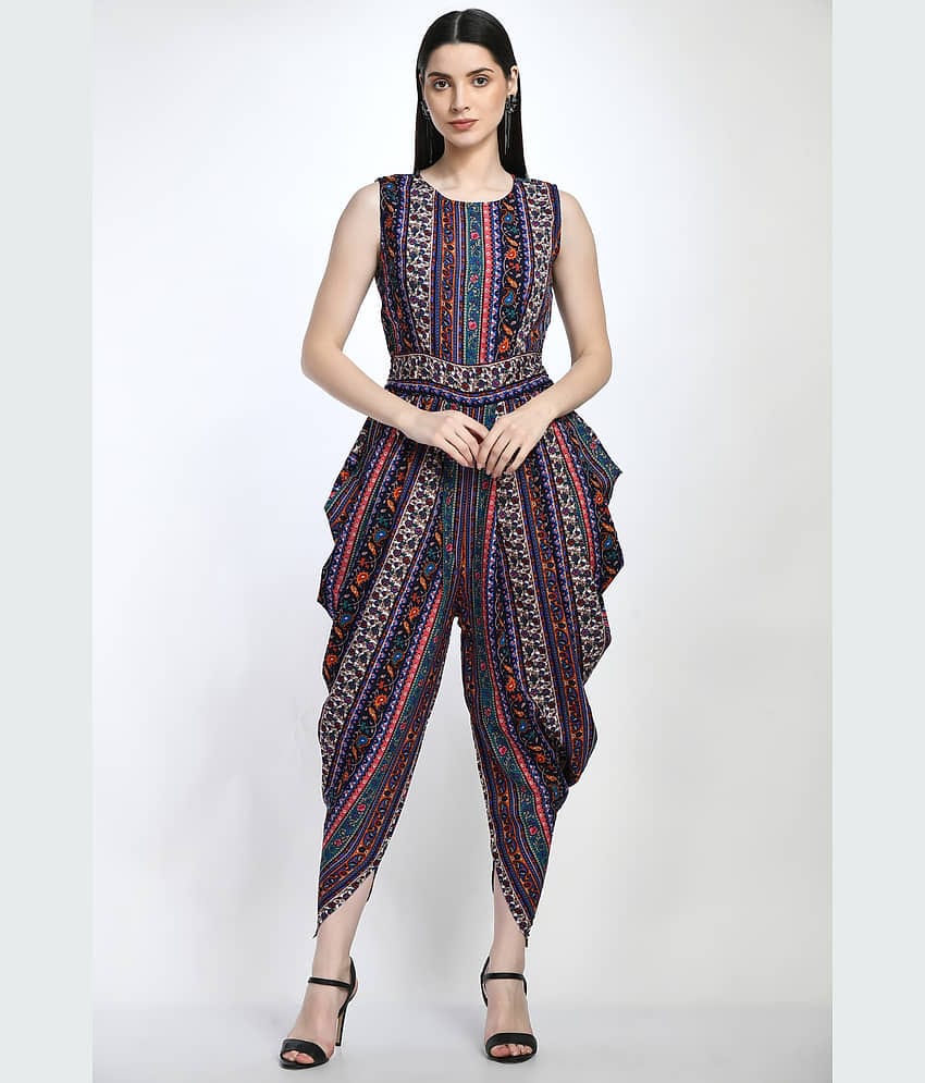 Lihana Multicolor Crepe Regular Fit Women's Jumpsuit ( Pack of 1 )