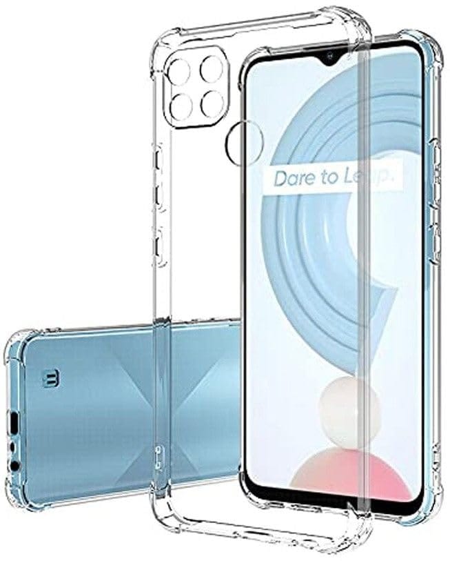 PLUGTECH TPU Ultra Hybrid Clear Camera Protection Back Cover Case for Realme C21Y,Realme C25Y