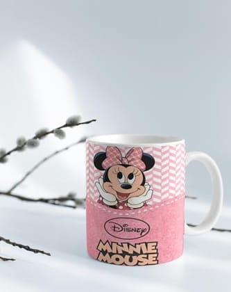 The Magical Gift Disney Minnie Mouse Ceramic Mug for Girls Cute Pink Cartoon Coffee Cup with Classic Design Gift for Kids Women Fans for Tea Milk or Hot Cocoa