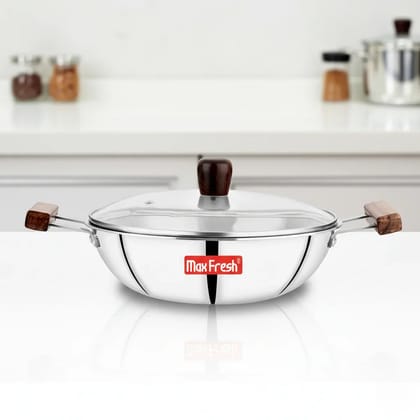 Triply Kadai with Glass Lid