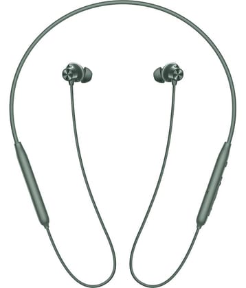 One-Plus Bullets Z2-ANCs G-Bluetooth Wireless in Ear Earphones with Mic, Bombastic Bass - 13.4 Mm Drivers, 12 Mins Charge - 21 Hrs