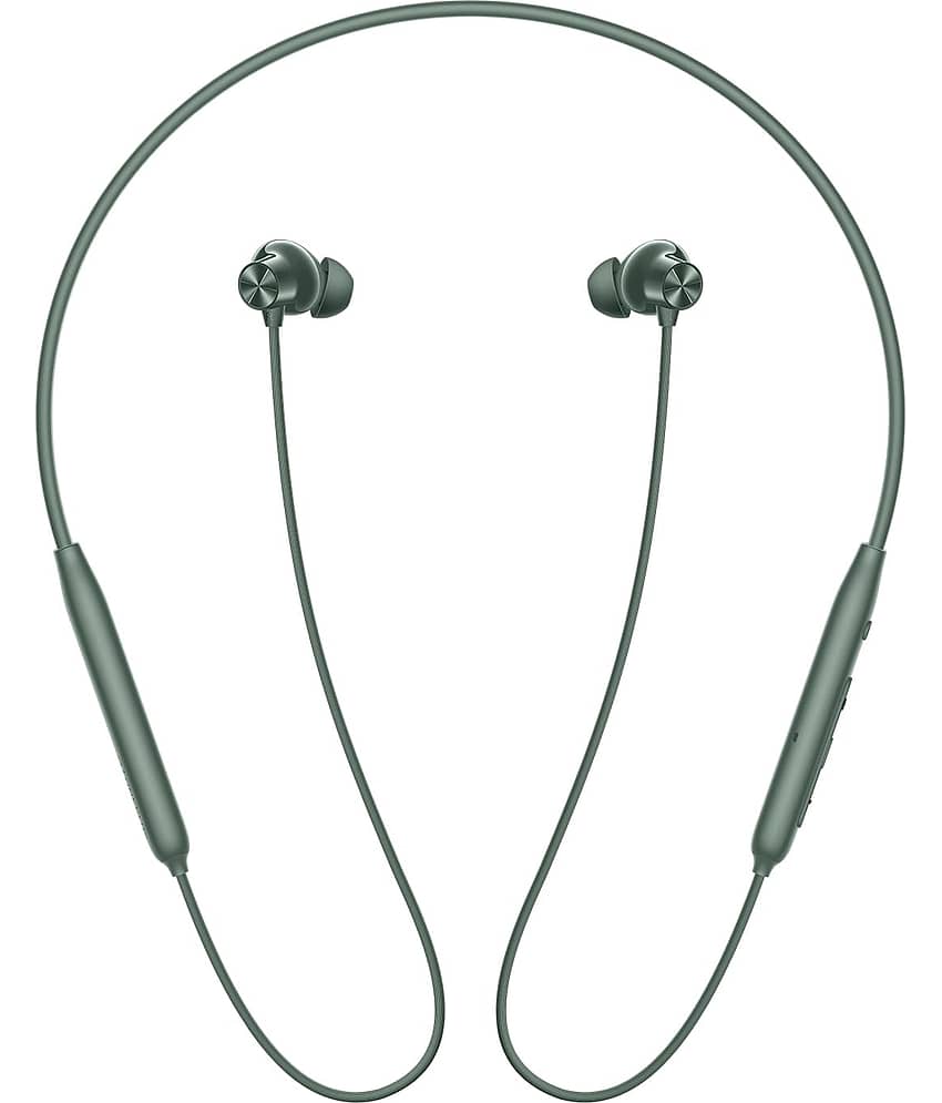 One-Plus Bullets Z2-ANCs G-Bluetooth Wireless in Ear Earphones with Mic, Bombastic Bass - 13.4 Mm Drivers, 12 Mins Charge - 21 Hrs