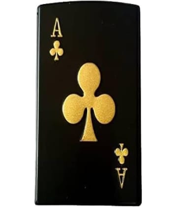 Kadio Black Stainless Steel Cigarette Lighter ( Pack of 1 )