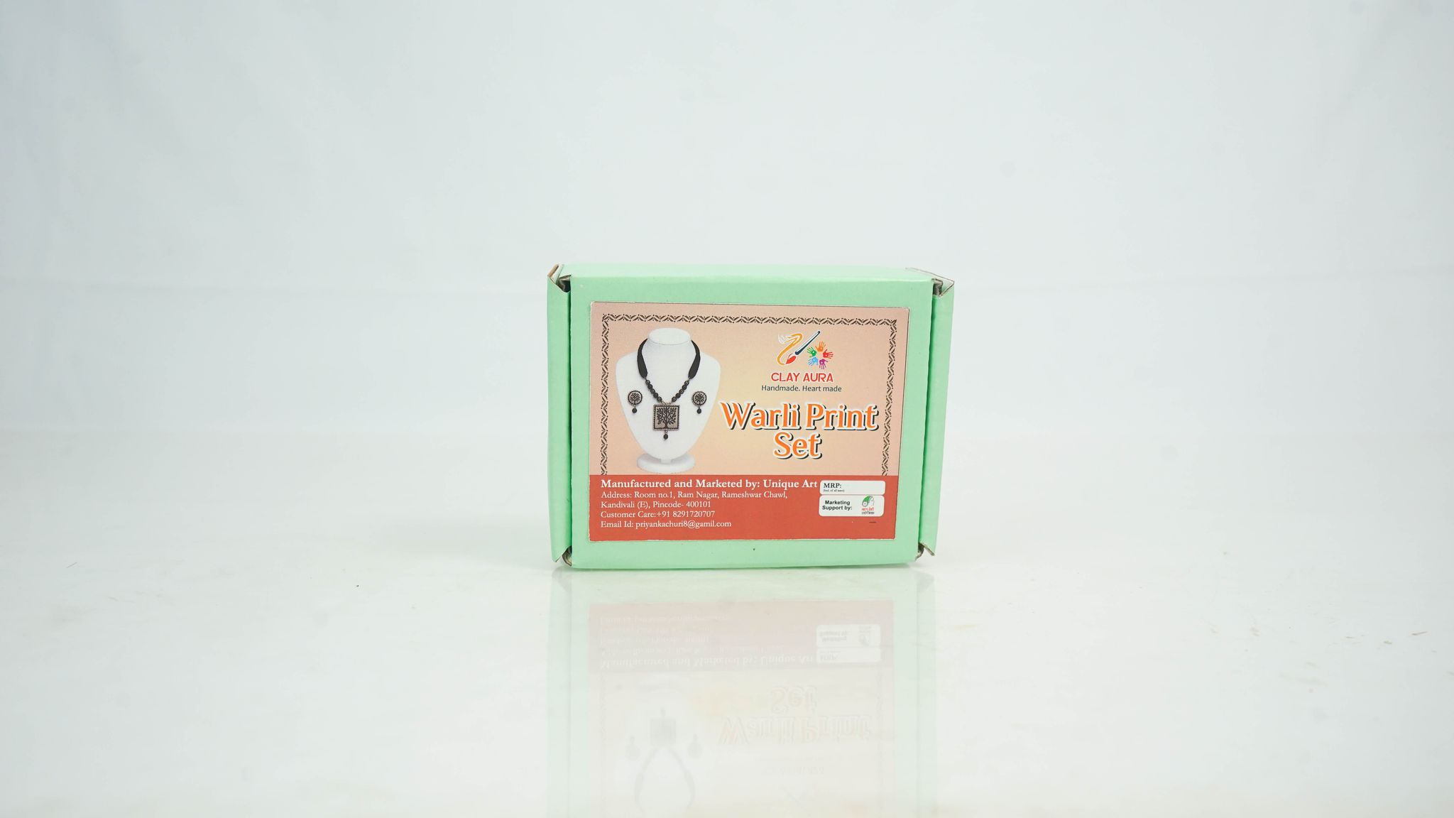 Warli print set Neclace +earring