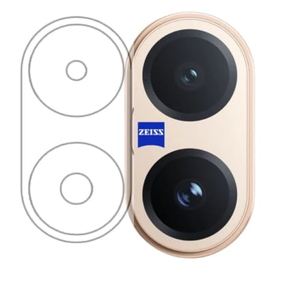 ISAAK Back Camera Lens Protector compatible for Vivo V60 5G (Pack of 1) ISAAK Back Camera Lens Protector compatible for Vivo V60 5G (Pack of 1)