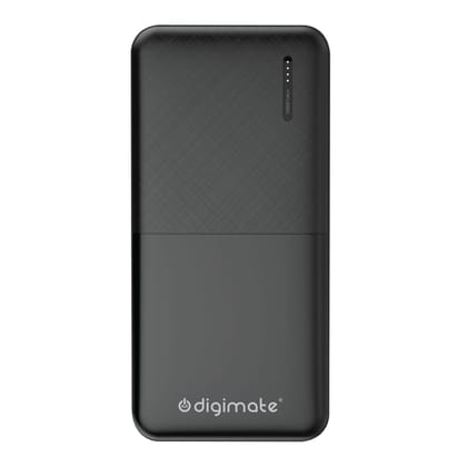 Digimate Dual USB, 10000mAh, 10W Fast Charging, Power Bank | LED Display | (Black, DG-PB-1006)