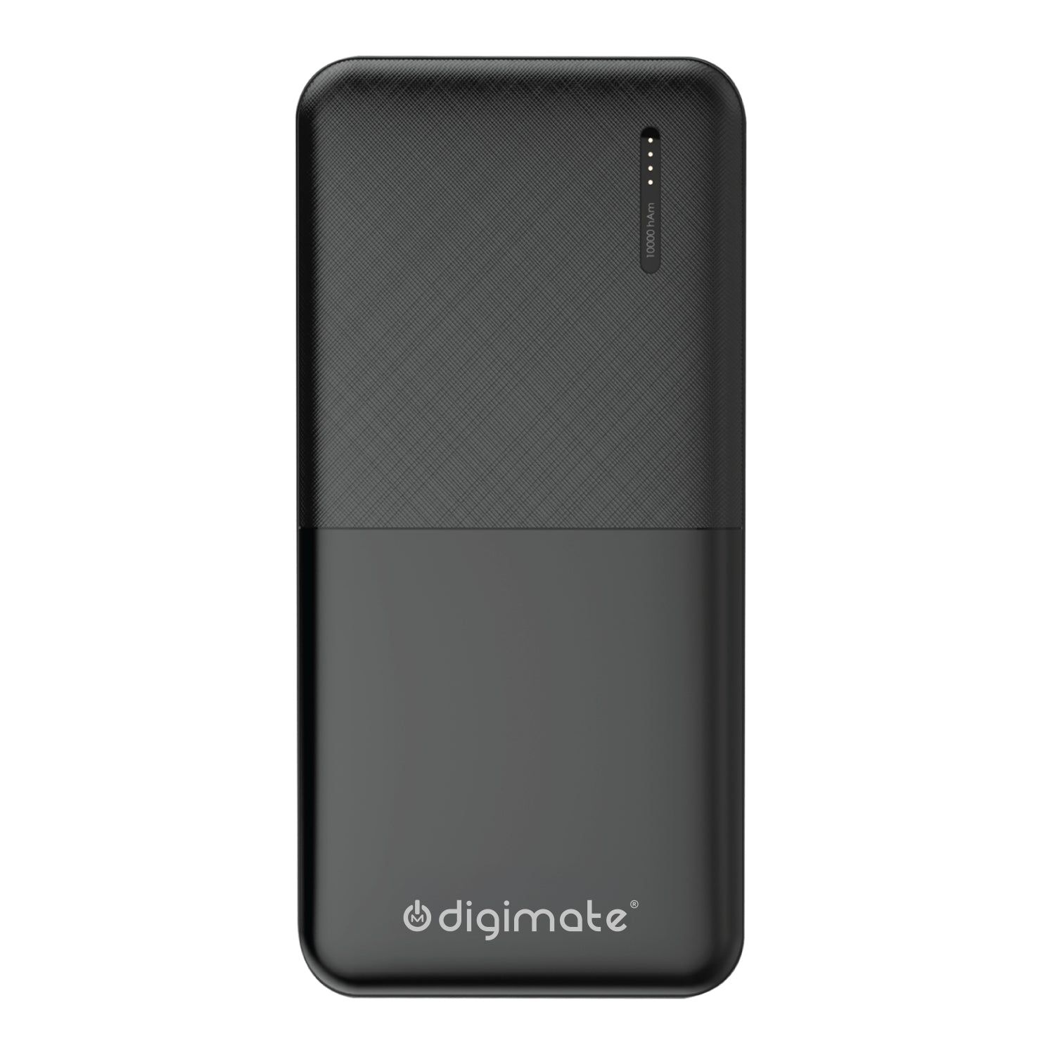 Digimate Dual USB, 10000mAh, 10W Fast Charging, Power Bank | LED Display | (Black, DG-PB-1006)