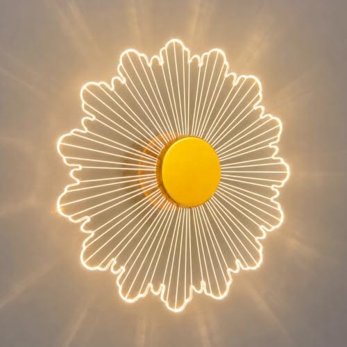 Light | 23cm Acrylic LED Decorative Lamp | Energy-Efficient, Modern Wall Decor for Living Room & Bedroom