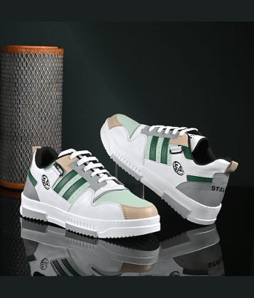 STALAG Casual Shoes for Men White Men's Outdoor Shoes