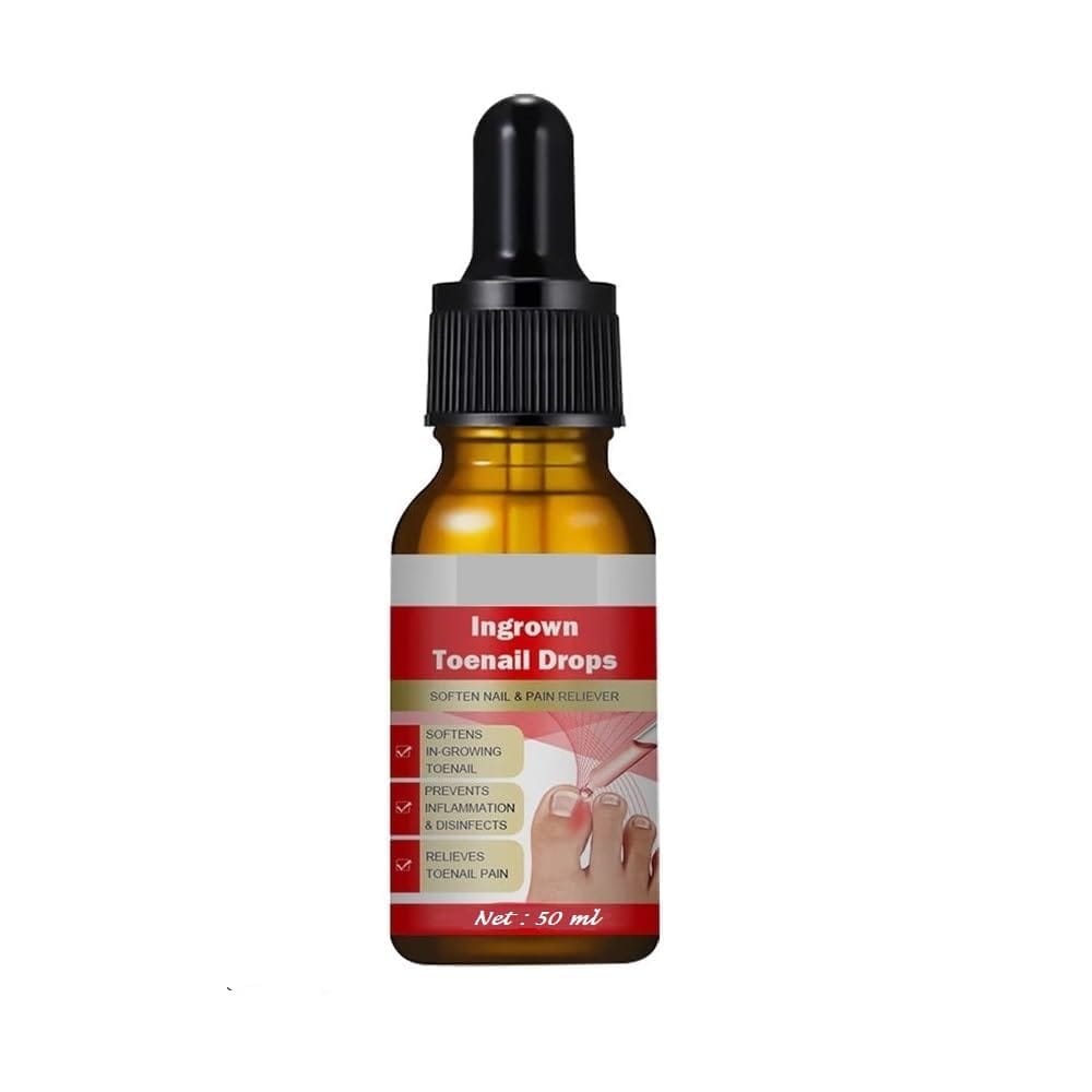 Ingrown Toenail Softening & Care Drops | Nail Softener & Foot Hygiene Solution | Helps Reduce Discomfort, Prevents Inflammation, Disinfects & Supports Nail Health