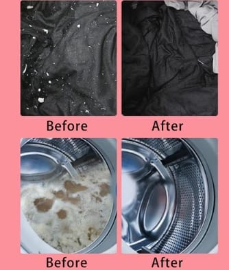 Reusable Washing Machine Floating Cylindrical Shape Lint Mesh Bag ( 1 Pc)