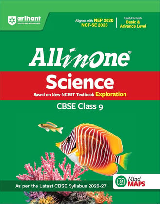ARIHANT ALL IN ONE CBSE EXPLORATION SCIENCE CLASS 9 FOR 2027 EXAMS -ALLSCI9