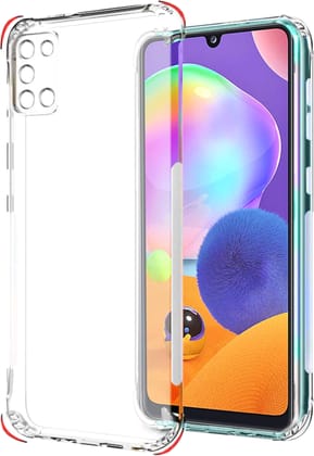 PLUGTECH TPU Ultra Hybrid Clear Camera Protection Back Cover Case for Samsung A31