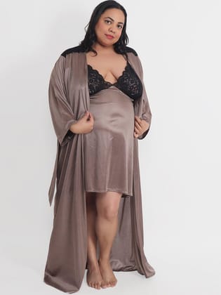 Plus Size Hot Two Piece Babydoll Bikini Dress for Honeymoon BB301Bm