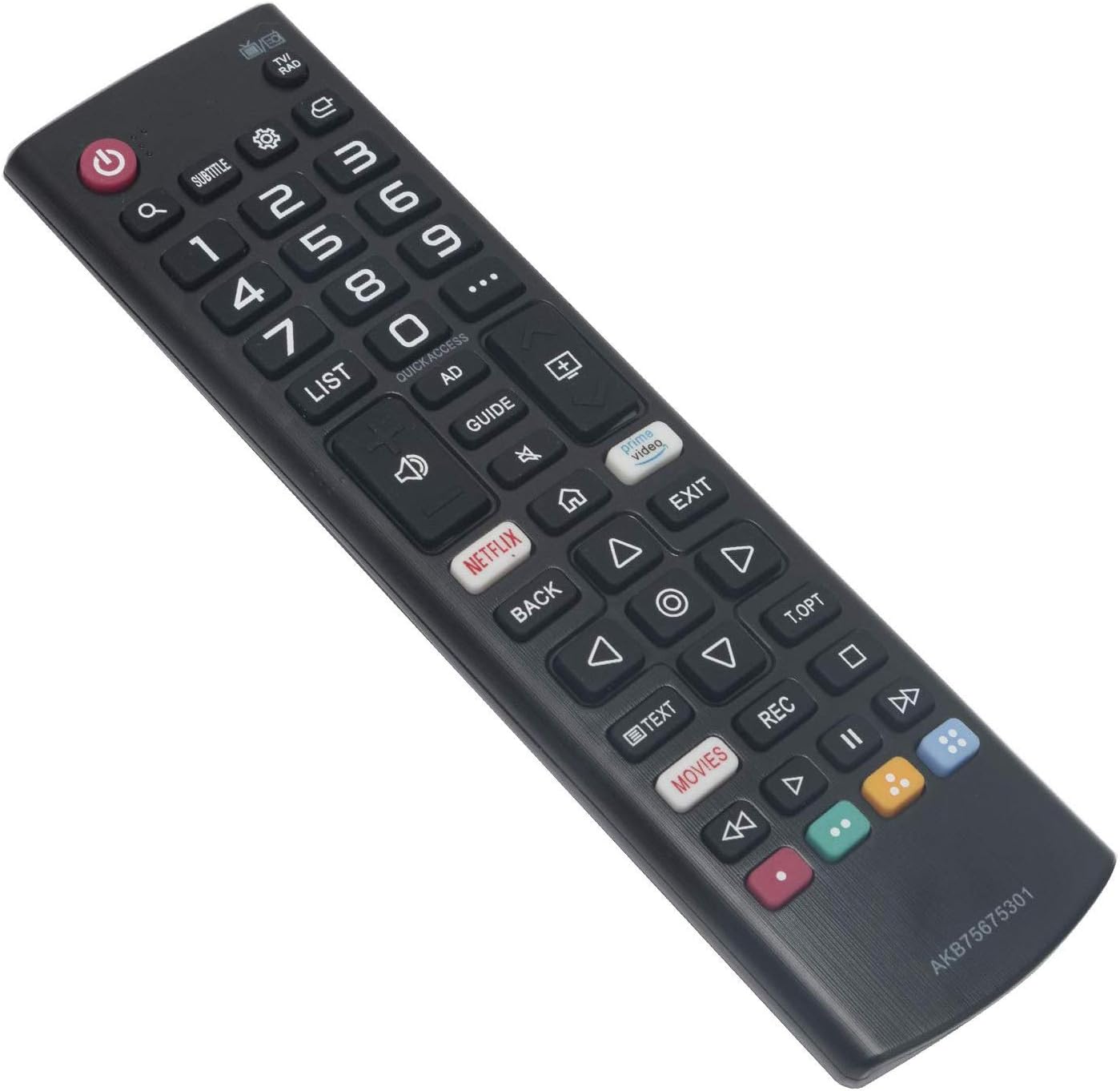 LG Universal TV Remote Control for LG AKB75675301 AKB75675304 AKB75095308 AKB75675311 OLED LED NANO 32LM6300 32LM630B 43LM6300 43UM7000 43UM71007 43UM7390 43UM7400 49UM7000 49UM71007 49UM7100 49UM7390
