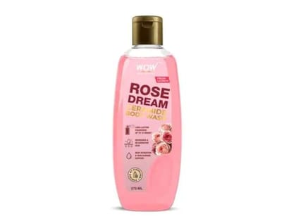 WOW Skin Science Rose Dream Body Wash, Rose Water & Ceramide Gel Cleanser -275 ml