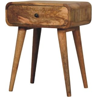 Avora Oak-ish Nightstand with 1 drawer