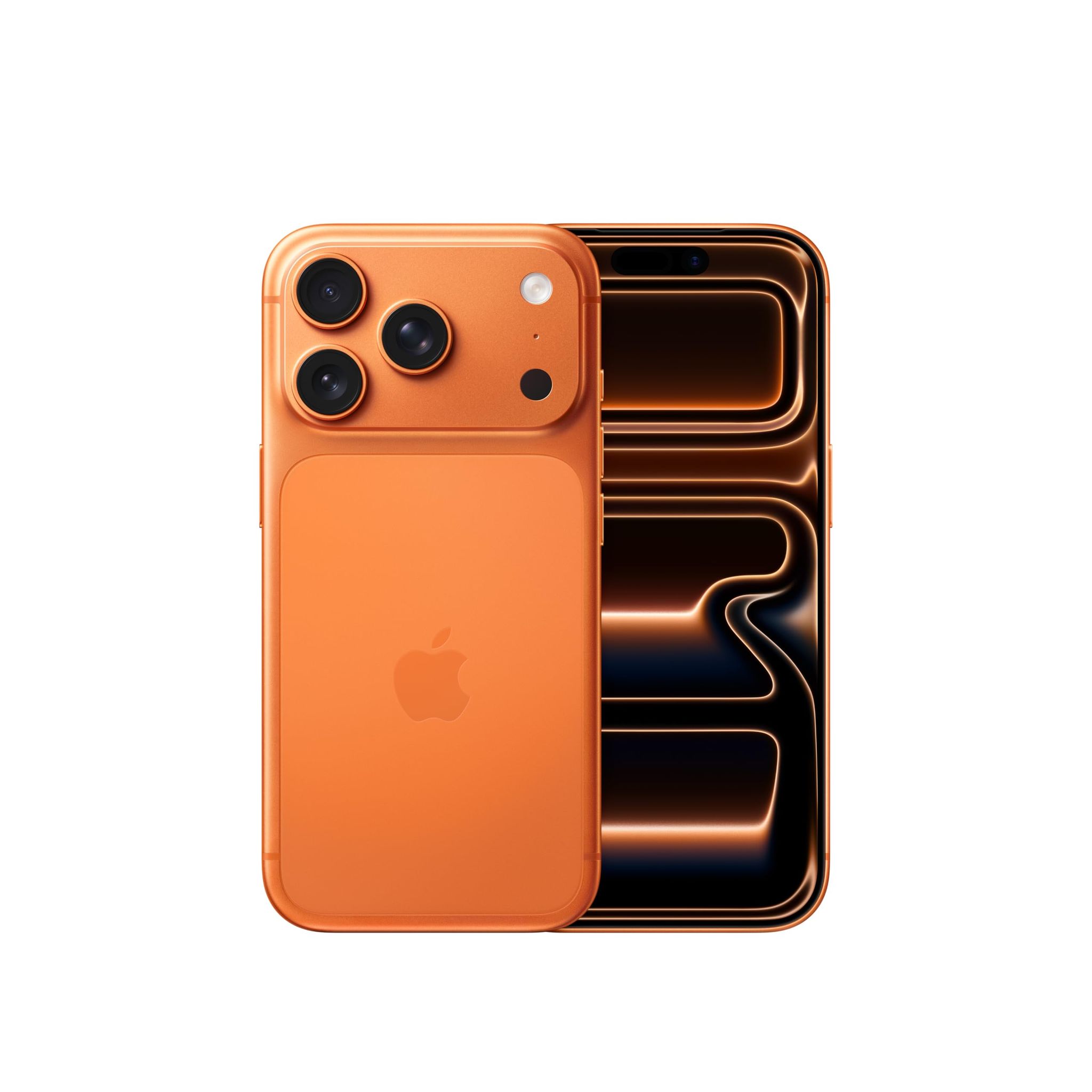 iPhone 17 Pro 256 GB: 15.93 cm (6.3″) Display with Promotion up to 120Hz, A19 Pro Chip, Breakthrough Battery Life, Pro Fusion Camera System with Center Stage Front Camera; Cosmic Orange iPhone 17 Pro 256 GB: 15.93 cm (6.3″) Display with Promotion up to 1