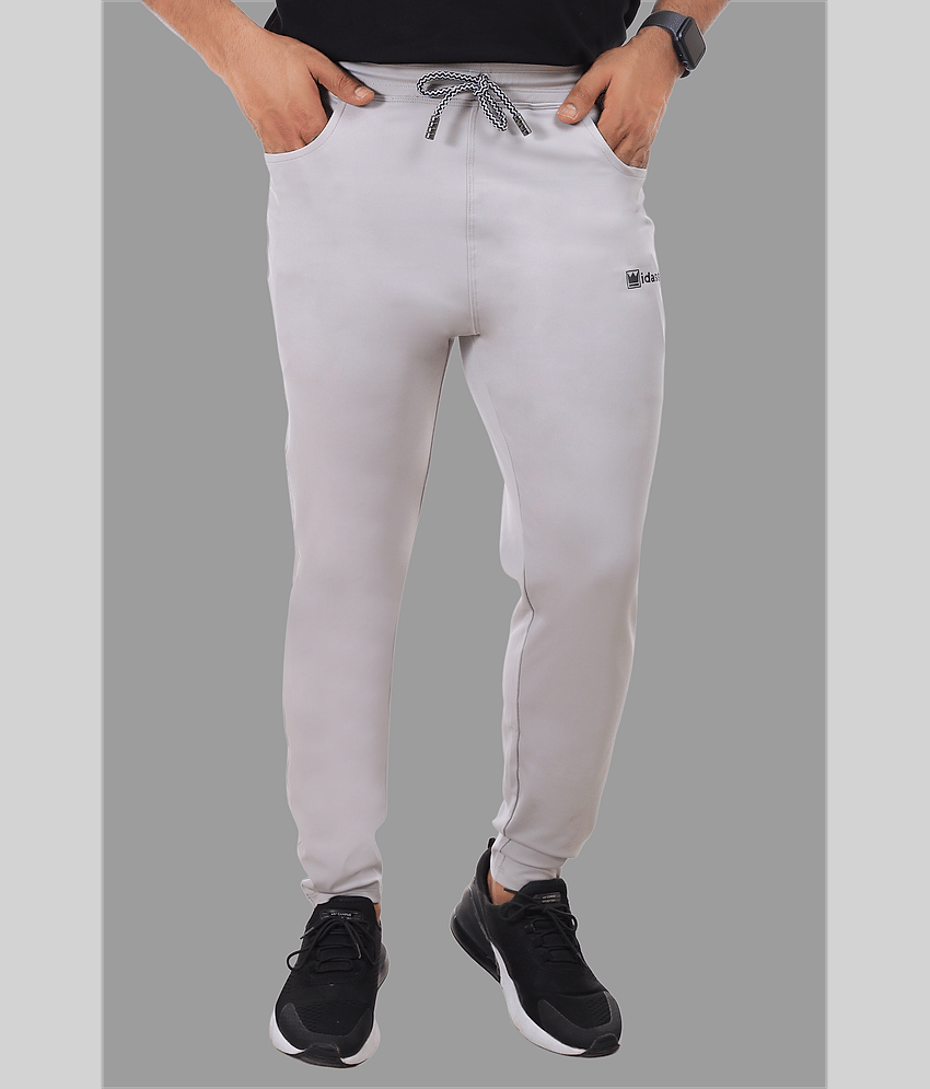 IDASS - Light Grey Lycra Men's Joggers ( Pack of 1 )