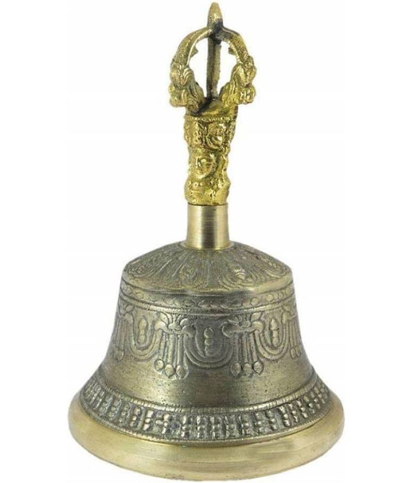 DD1 Feng Shui Spiritual Brass Tibetan Singing Bell or Buddhist Meditation Bell