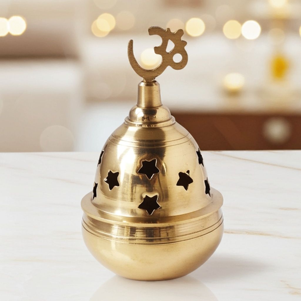 Brass Apple Goblet Deepak No. 2 (ZMAS401 B)